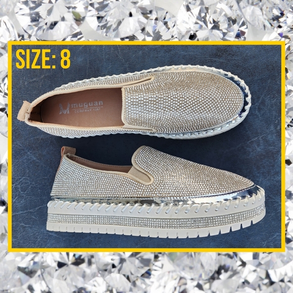 Bling Bling Slip-On Sneakers - Picture 1 of 5
